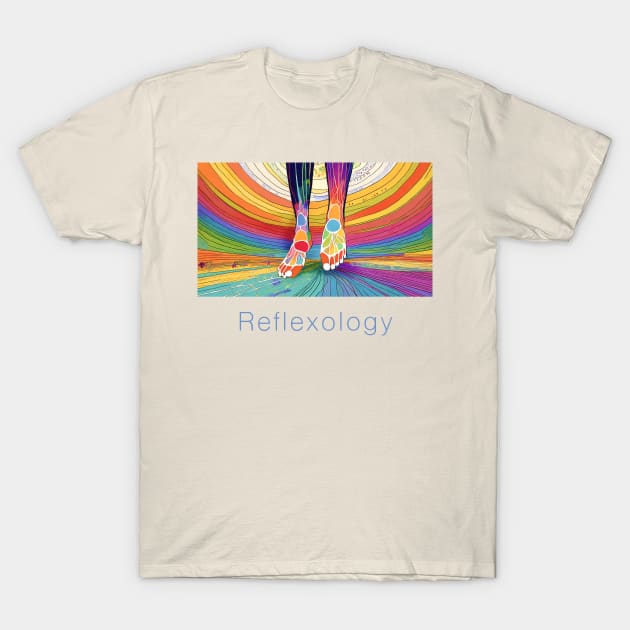 Reflexology for The Feet T-Shirt by CreativePhil